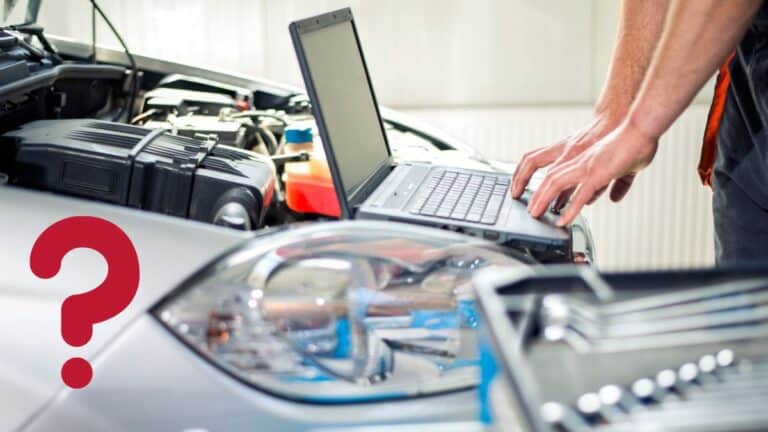 Voiture en contrôle technique