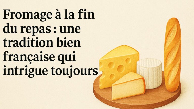 Plateau de fromages français avec baguette : une tradition à la fin du repas